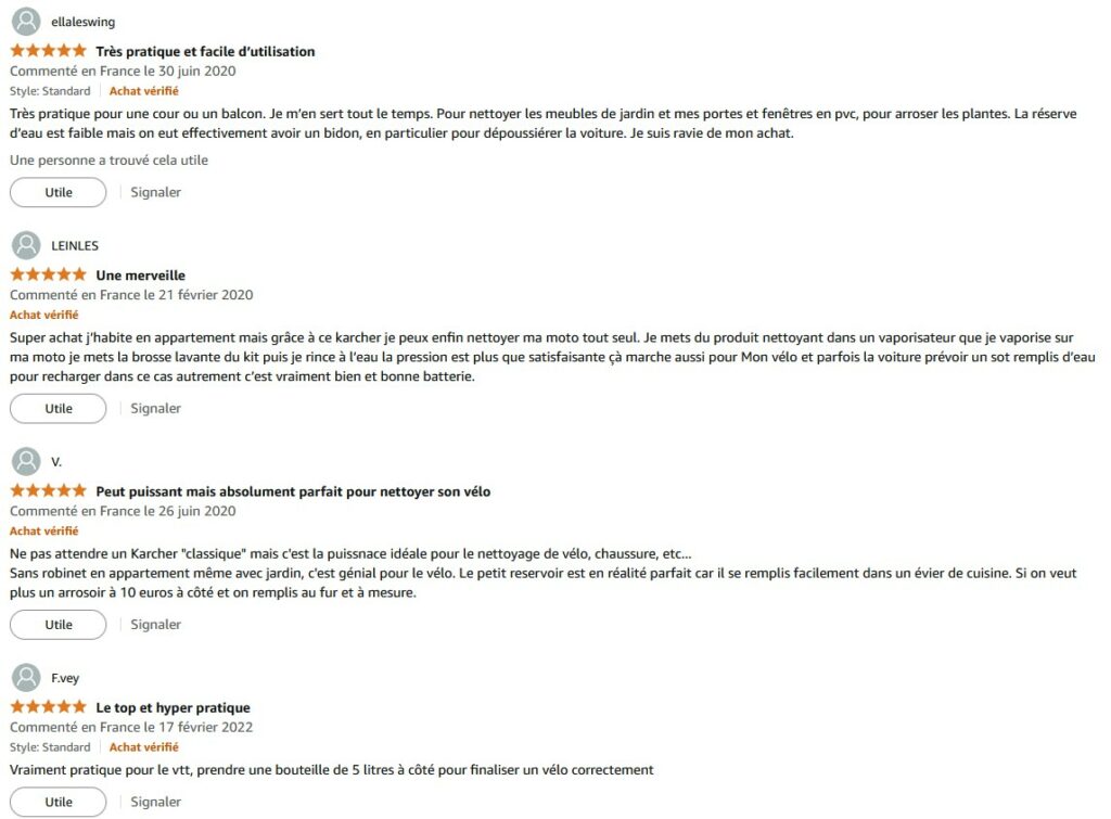 Commentaires Karcher OC3